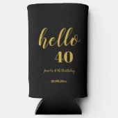 Hallo Custom Zwart & Goud (Voorkant)