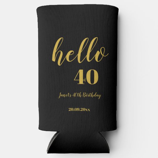 Hallo Custom Zwart & Goud (Voorkant)