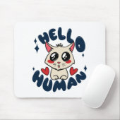 hallo Cute Cat Muismat (Met muis)