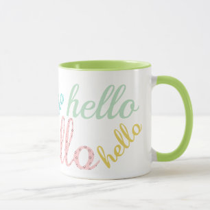 hallo Cute Colorful Hallo Gifts Mok