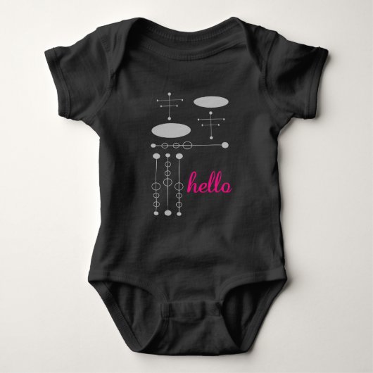 hallo Cute Colorful Hallo Gifts Romper (Voorkant)