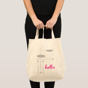 hallo Cute Colorful Hallo Gifts Tote Bag