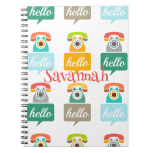 hallo Cute Colorful Hallo Notitieboek