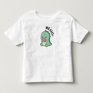 Hallo Cute Dinosaur Kids T-Shirt