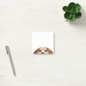 hallo Cute Funny Beagle Dog Modern Trendy Post-it® Notes (Kantoor)