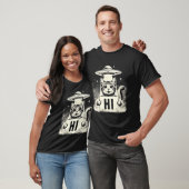 Hallo daar Alien Kat T-shirt (Unisex)