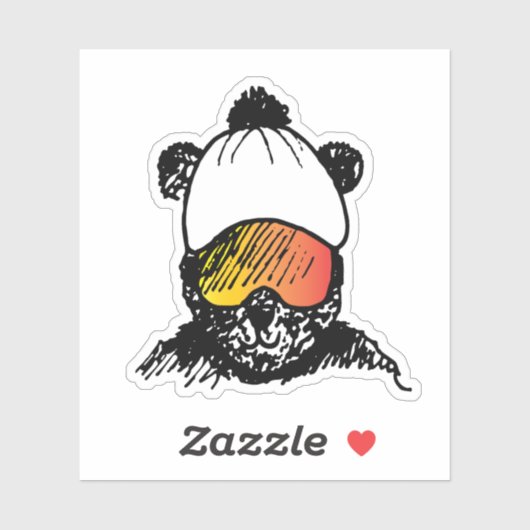 hallo Daar Beer - Sticker (Vel)