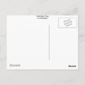 Hallo daar briefkaart (Achterkant)