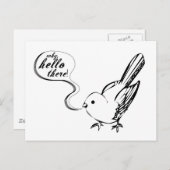 Hallo daar. briefkaart (Voorkant / Achterkant)