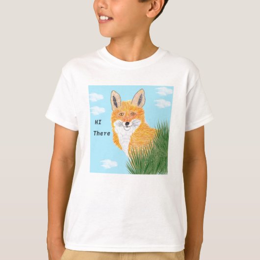 Hallo daar Fox T-shirt (Voorkant)