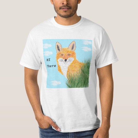 Hallo daar Fox T-shirt (Voorkant)