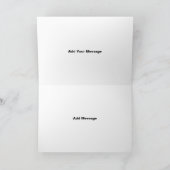 Hallo Daar Mooie Lieve Dame Lettertypografie Kaart (Binnen)