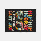 Hallo Dag van de School Fleece Deken (Voorkant (Horizontaal))