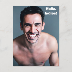 hallo ", Dames" Briefkaart