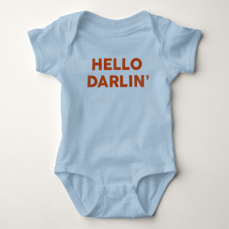 "Hallo Darlin" Funny & Cute Baby & Child Romper
