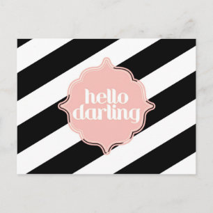 hallo Darling Post Card Briefkaart