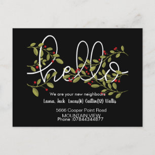 hallo de buren ontmoeten briefkaart