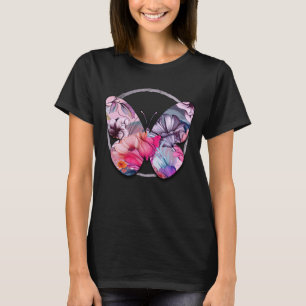 Hallo De lente gelukstijd, roze lente bloemenprach T-shirt