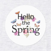 hallo de lentevloer labels (Design 1)