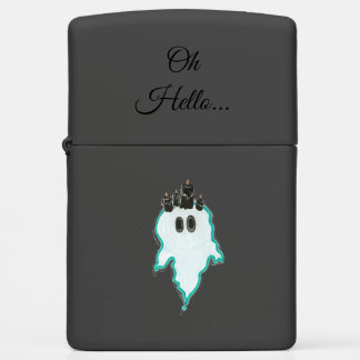 Hallo.. de vriendschappelijke kandle Ghost zippo!