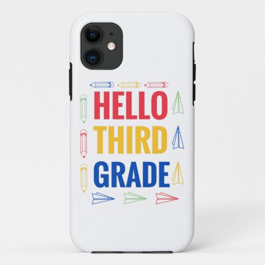 hallo derde graad Case-Mate iPhone case (Achterkant)