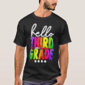 hallo derde graad kleurstofteam 3e graad terug naa t-shirt (Voorkant)