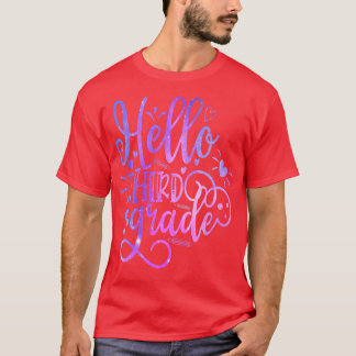 hallo derde graad team 3e graad terug naar school  t-shirt