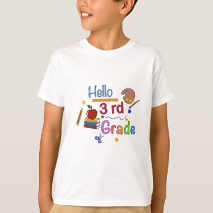 Hallo Derde klas - Schattige Back to School Design T-shirt
