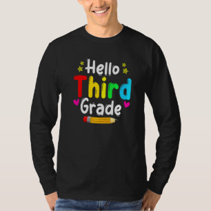 Hallo Derde Klas Terug naar School Team 3de Klasse T-shirt