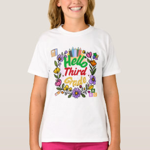 Hallo Derde leerjaar, eerste schooldag T-shirt