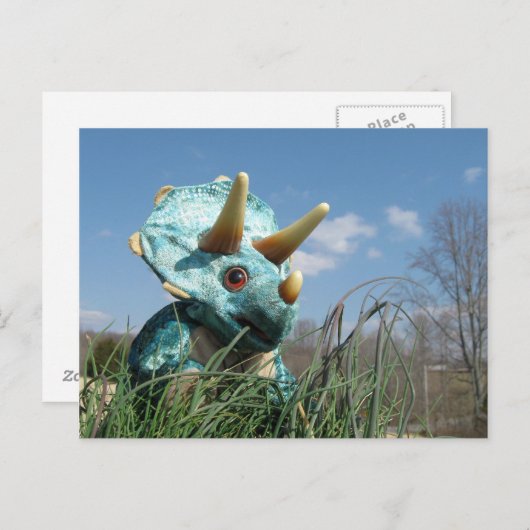 hallo Dinosaur Briefkaart (Voorkant / Achterkant)