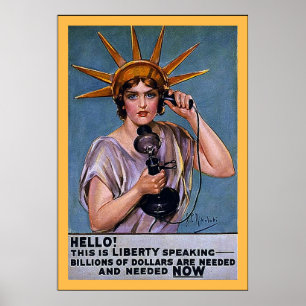 hallo! Dit is de Vrijheid~ Wereldoorlog 1 Poster