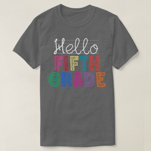 Hallo Docent T-shirt (Design voorkant)