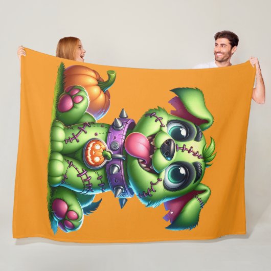 Hallo Dogg 60x80 Couverture en polaire (En situation)