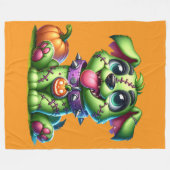 Hallo Dogg 60x80 Fleece Deken (Voorkant (Horizontaal))