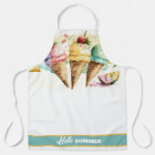Hallo Drie ijskegels, Schort (Voorkant)