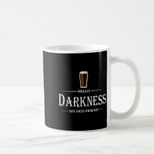 Hallo duisternis oude vriend ierse bier st patrick koffiemok