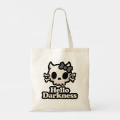 hallo duisternis tote bag (Achterkant)