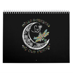 Hallo duisternis van mijn oude vriend Dragonfly Kalender