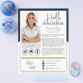 Hallo E-mail: Introductiebrief buurmakelaar Flyer (Enkel)