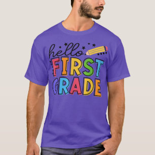 hallo eerste graad1ste graad terug naar school1158 t-shirt