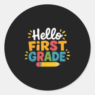 hallo eerste graad team eerste graad terug naar sc ronde sticker