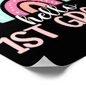 hallo eerste graad terug naar school eerste graad  poster (Hoek)