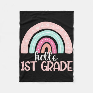 Hallo Eerste Klas Byck Terug Naar School 1e Klas L Fleece Deken