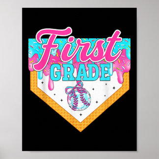 Hallo Eerste Klas Sweet Drip Ijs Eerste Dag O Poster