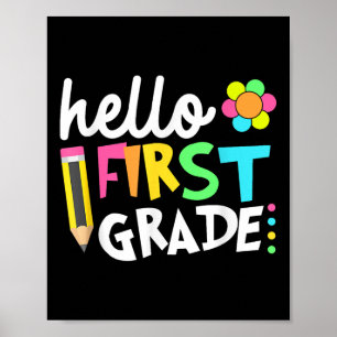 Hallo Eerste Klas Team Eerste Klas Terug naar Scho Poster