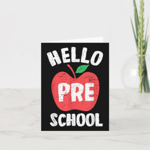 hallo eerste schooldag kaart