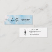 Hallo Elegant Mini Visitekaartje (Voorkant / Achterkant)