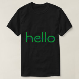hallo en Dag Hacker Code Message T-shirt