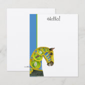 Hallo. Enkele Notitiekaartjes (Voorkant / Achterkant)